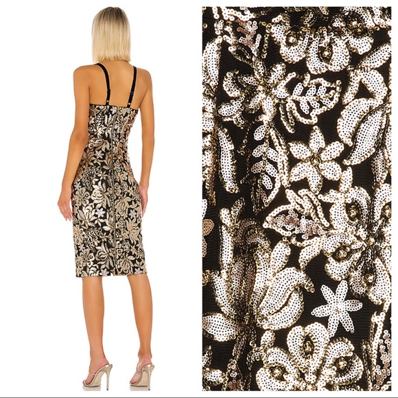 NWT Bronx and Banco Louise Midi Dress - Picture 2 of 6